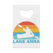 Lake Anna Virginia Kayak Creditkaart Flessenopener (Achterkant)