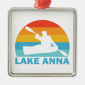 Lake Anna Virginia Kayak Metalen Ornament (Voorkant)