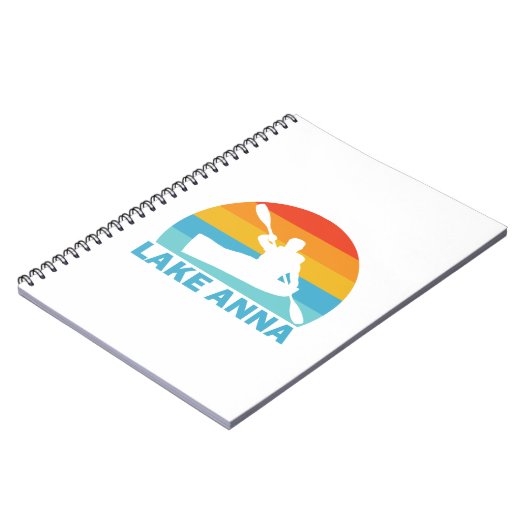 Lake Anna Virginia Kayak Notitieboek (Linkerzijde)