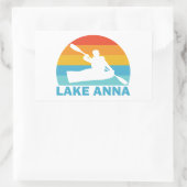 Lake Anna Virginia Kayak Rechthoekige Sticker (Tas)