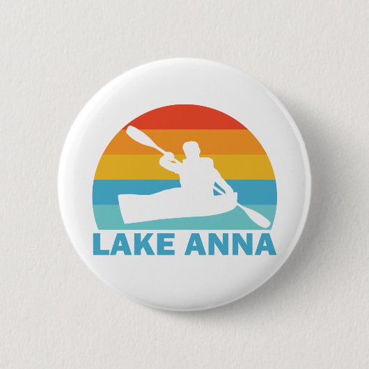Lake Anna Virginia Kayak Ronde Button 5,7 Cm (Voorkant)
