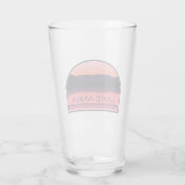 Lake Anna Virginia Red Sunrise Glas (Achterkant)