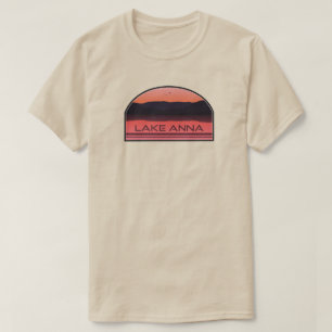 Lake Anna Virginia Red Sunrise T-shirt