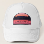 Lake Anna Virginia Red Sunrise Trucker Pet (Voorkant)