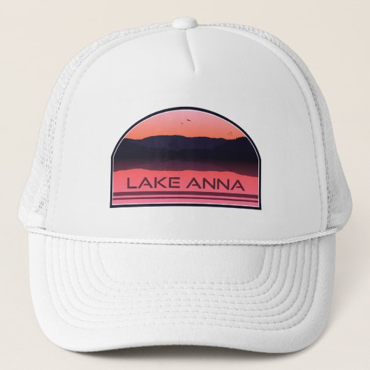 Lake Anna Virginia Red Sunrise Trucker Pet (Voorkant)