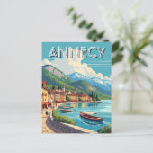 Lake Annecy Frankrijk Briefkaart (Staand voorkant)