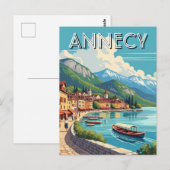 Lake Annecy Frankrijk Briefkaart (Voorkant / Achterkant)