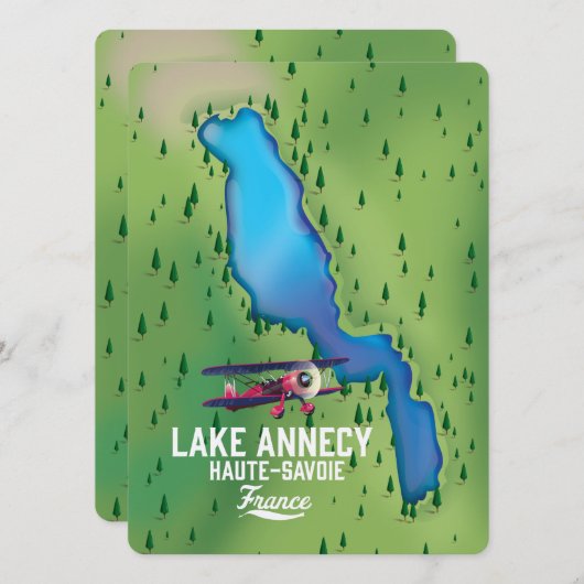 Lake Annecy,Haute-Savoie,frankrijk (Voorkant / Achterkant)