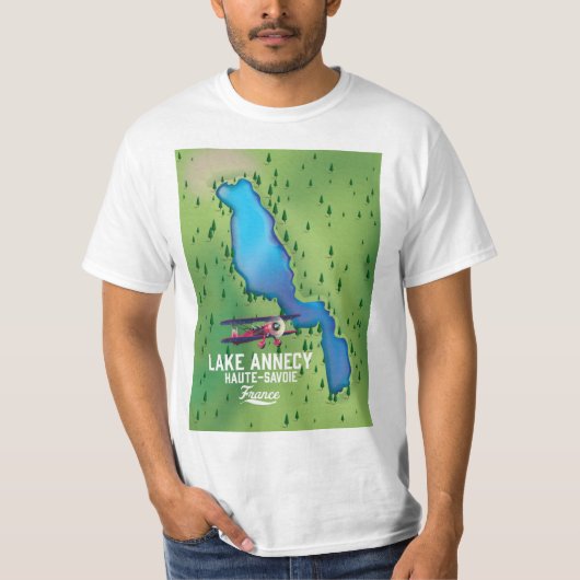 Lake Annecy,Haute-Savoie,frankrijk T-shirt (Voorkant)