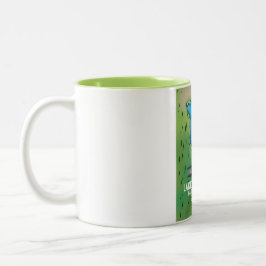 Lake Annecy,Haute-Savoie,frankrijk Tweekleurige Koffiemok