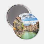 Lake Annecy, Haute-Savoie Round Magnet (Voorkant / Achterkant)