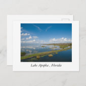 Lake Apopka, Florida Briefkaart (Voorkant / Achterkant)