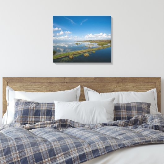 Lake Apopka Florida Canvas Afdruk (Insitu (Slaapkamer))