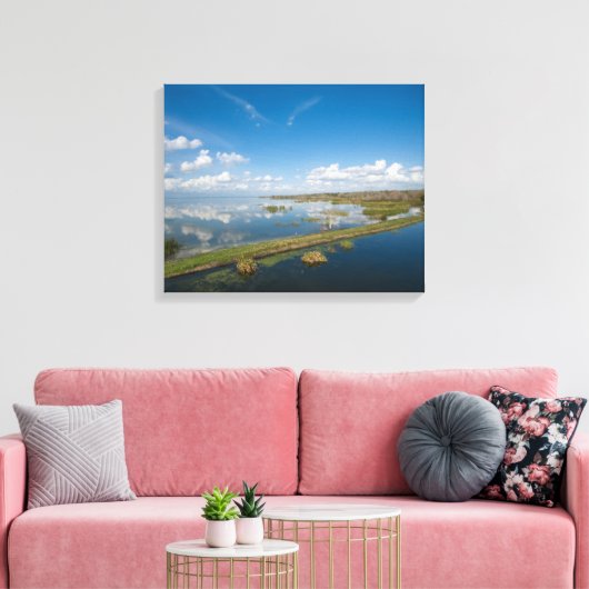 Lake Apopka Florida Canvas Afdruk (Insitu (Woonkamer))