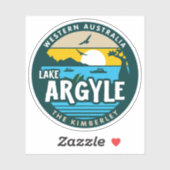 Lake Argyle, Sticker van Western Australië (Vel)