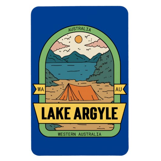 Lake Argyle Western Australië Magneet (Verticaal)