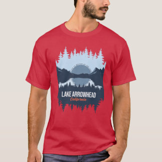 Lake Arrowhead California Meer Met Berg En P T-shirt