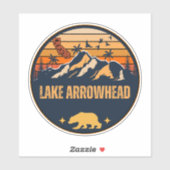 Lake Arrowhead, Californië Sticker (Vel)