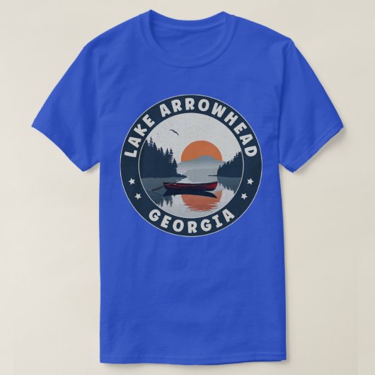 Lake Arrowhead Georgia Sunset T-shirt (Design voorkant)