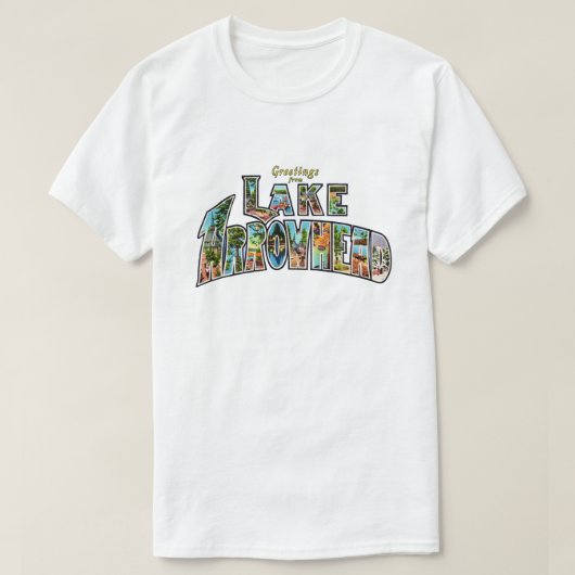 Lake Arrowhead Welkom T-Shirt (Design voorkant)