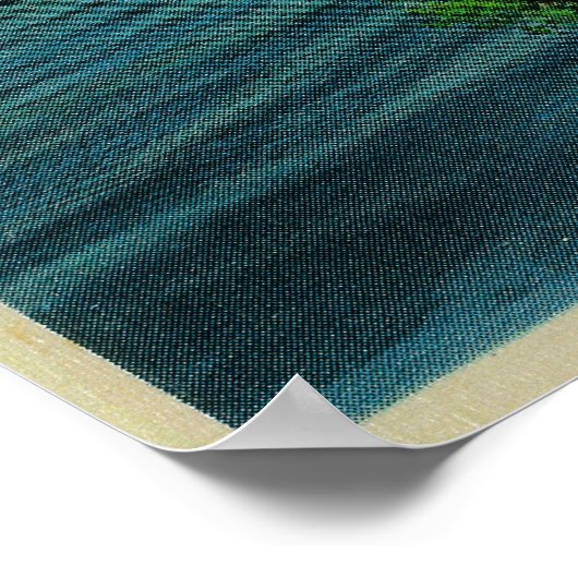 Lake Arrowiad, CA Yacht Club Racing Poster (Hoek)