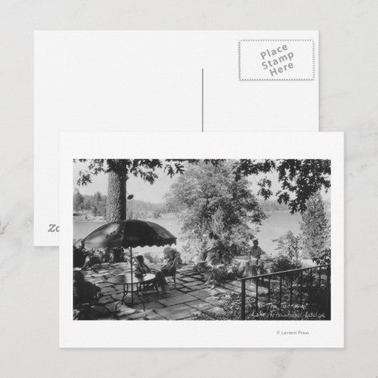 Lake Arrowiad, California Lodge Uitzicht & Terrace Briefkaart (Voorkant / Achterkant)