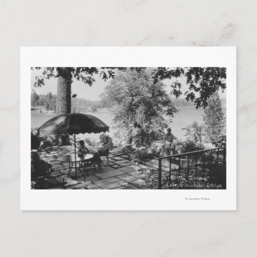 Lake Arrowiad, California Lodge Uitzicht & Terrace Briefkaart (Voorkant)
