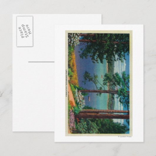 Lake Arrowiad ViewLake Arrowiad, CA 2 Briefkaart (Voorkant / Achterkant)