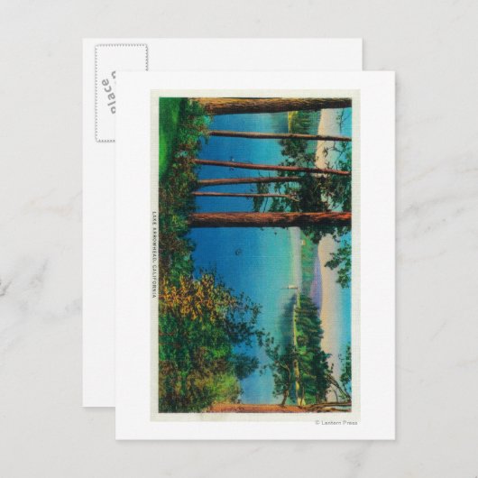 Lake Arrowiad ViewLake Arrowiad, CA Briefkaart (Voorkant / Achterkant)