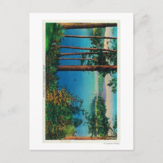 Lake Arrowiad ViewLake Arrowiad, CA Briefkaart (Voorkant)