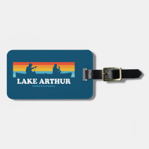 Lake Arthur Pennsylvania Canoe Bagagelabel