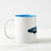 Lake Arthur Pennsylvania Fish Tweekleurige Koffiemok (Links)