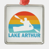 Lake Arthur Pennsylvania Kayak Metalen Ornament (Voorkant)