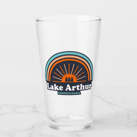 Lake Arthur Pennsylvania Rainbow Glas (Voorkant)