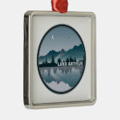 Lake Arthur Pennsylvania Reflection Metalen Ornament (Rechts)