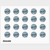 Lake Arthur Pennsylvania Reflection Ronde Sticker (Vel)
