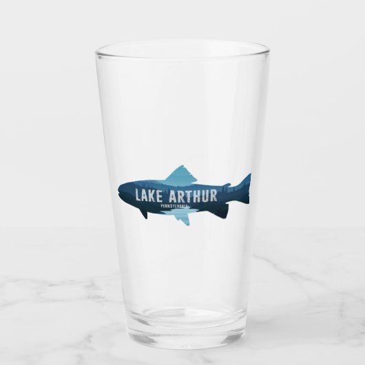 Lake Arthur Pennsylvania Vis Glas (Voorkant)