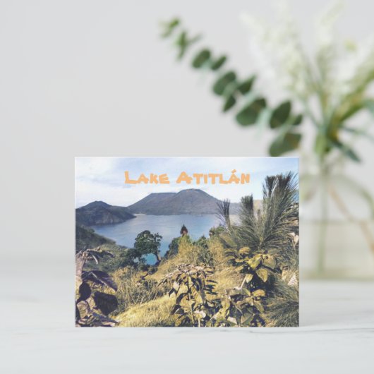 Lake Atitlán Briefkaart (Staand voorkant)