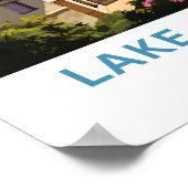 Lake Atitlan Guatemala Reisprint Poster (Hoek)