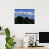 Lake Atitlan Volcanoes Poster (Thuiskantoor)