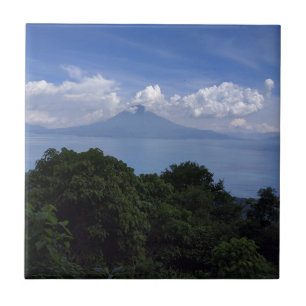 Lake Atitlan Volcanoes Tegeltje
