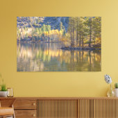 Lake Autumn Scene Canvas Afdruk (Insitu (Woonkamer))