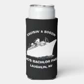 Lake Bachelor Custom Bachelor PartyBach kan houder Seltzer Blikjeskoeler (Seltzer Achterkant)