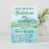 Lake Bachelorette Party Kaart (Staand voorkant)