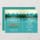 Lake bachelorette party uitnodiging (Voorkant / Achterkant)