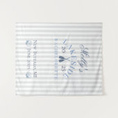 Lake Bachelorette Weekend Blue Nautical Route Wandkleed (Voorkant (horizontaal))