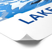 Lake Baikal Rusland Reisprint Poster (Hoek)