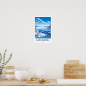 Lake Baikal Rusland Reisprint Poster (Keuken)