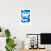 Lake Baikal Rusland Reisprint Poster (Thuiskantoor)