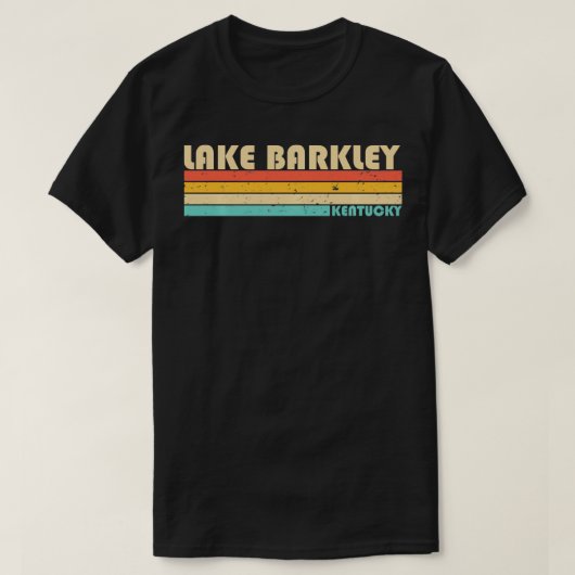 LAKE BARKLEY KENTUCKY Funny Vissen Camping Summer T-shirt (Design voorkant)